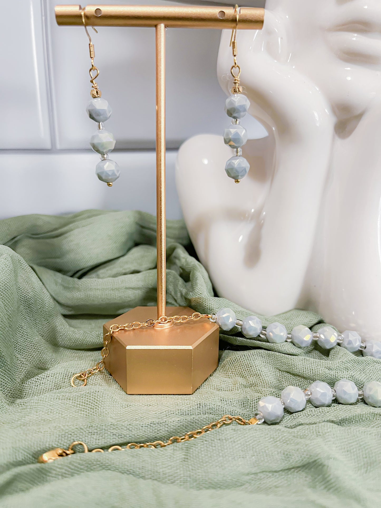 Bella Moon Necklace and Earring Set