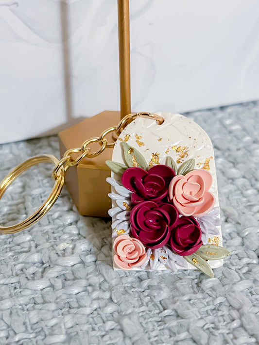 Becca In The Garden Keychain