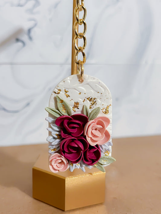 Becca In The Garden Keychain