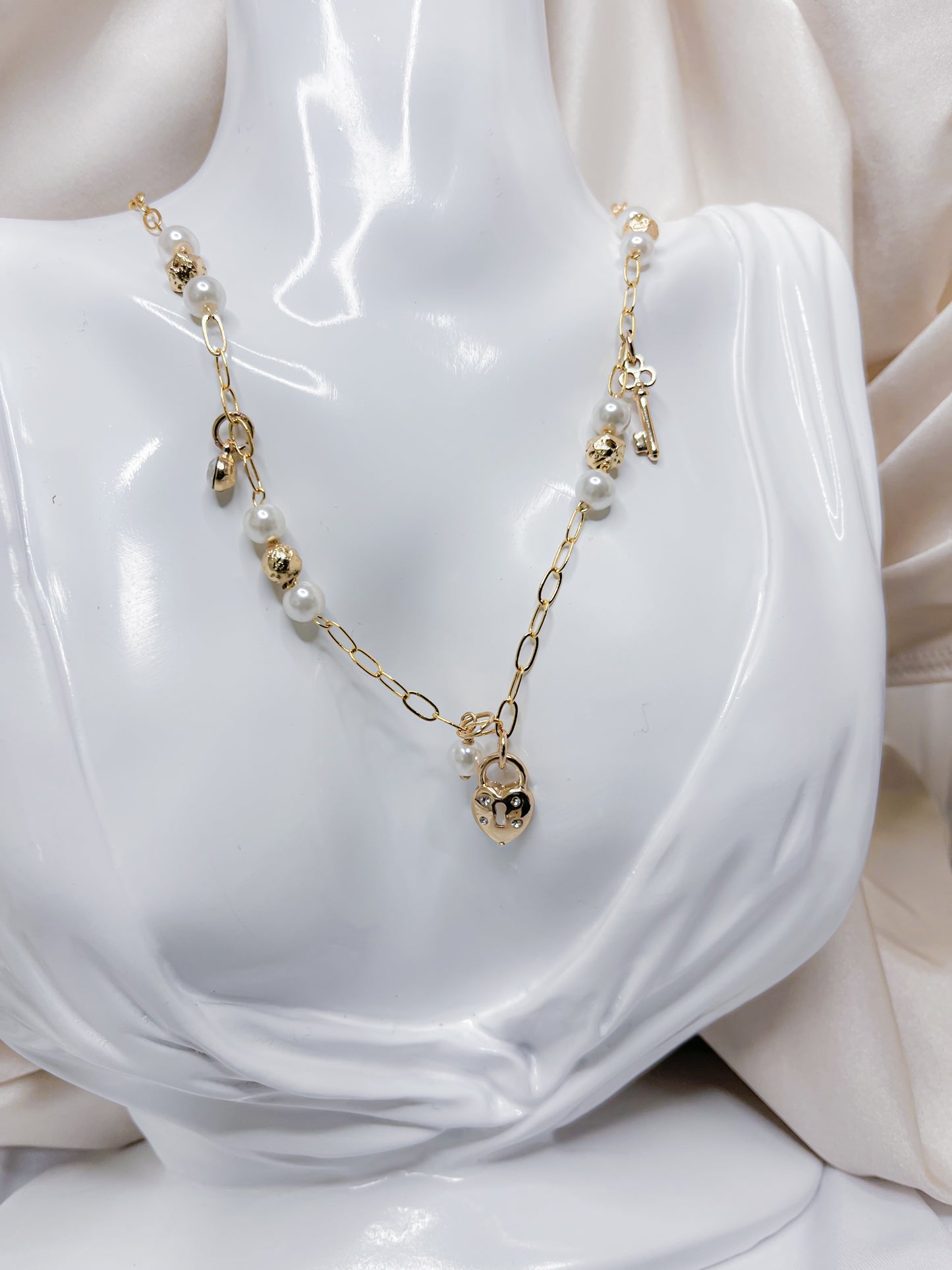 Heart Locked Down Necklace