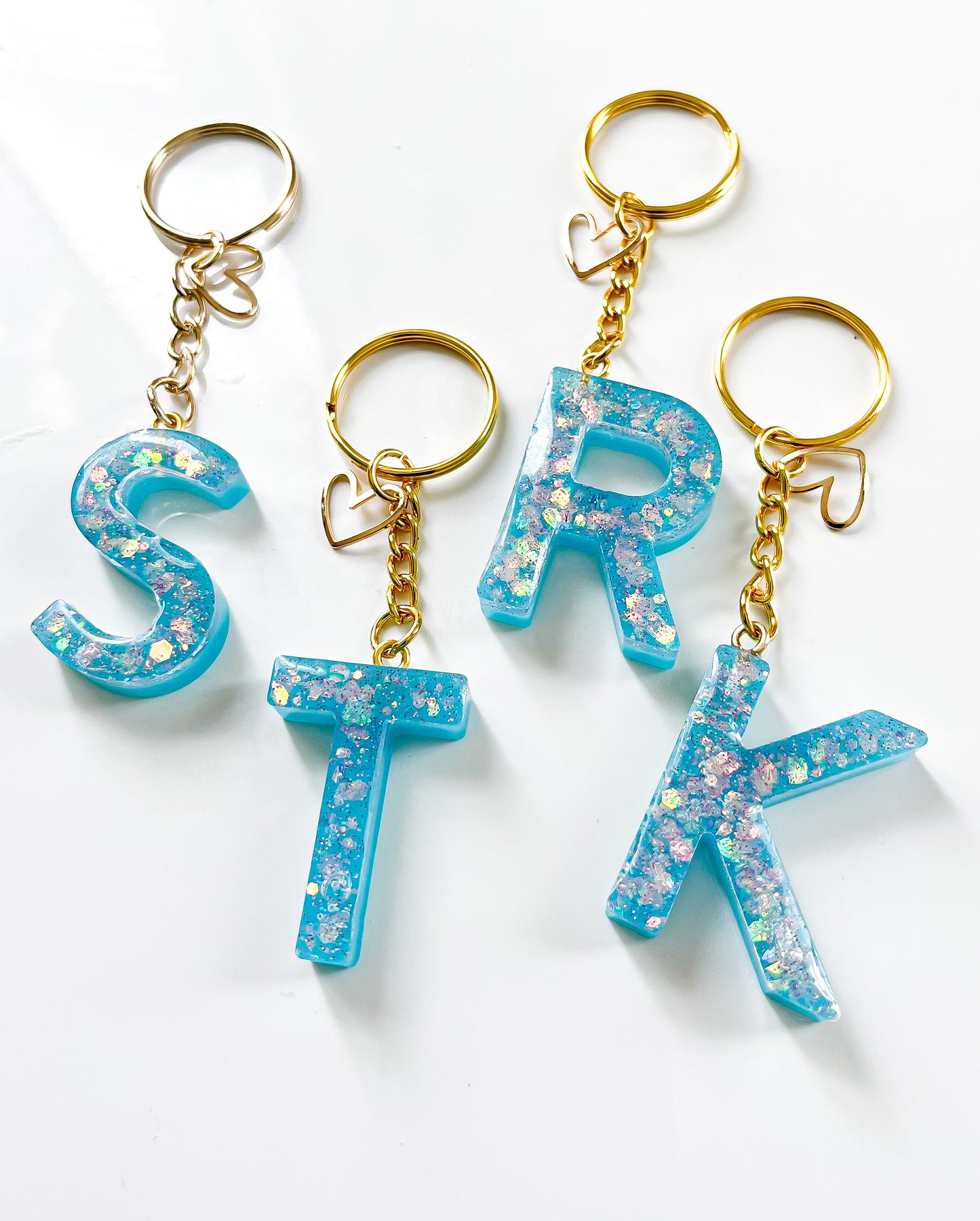 In My Sparkly Era Letter Keychain
