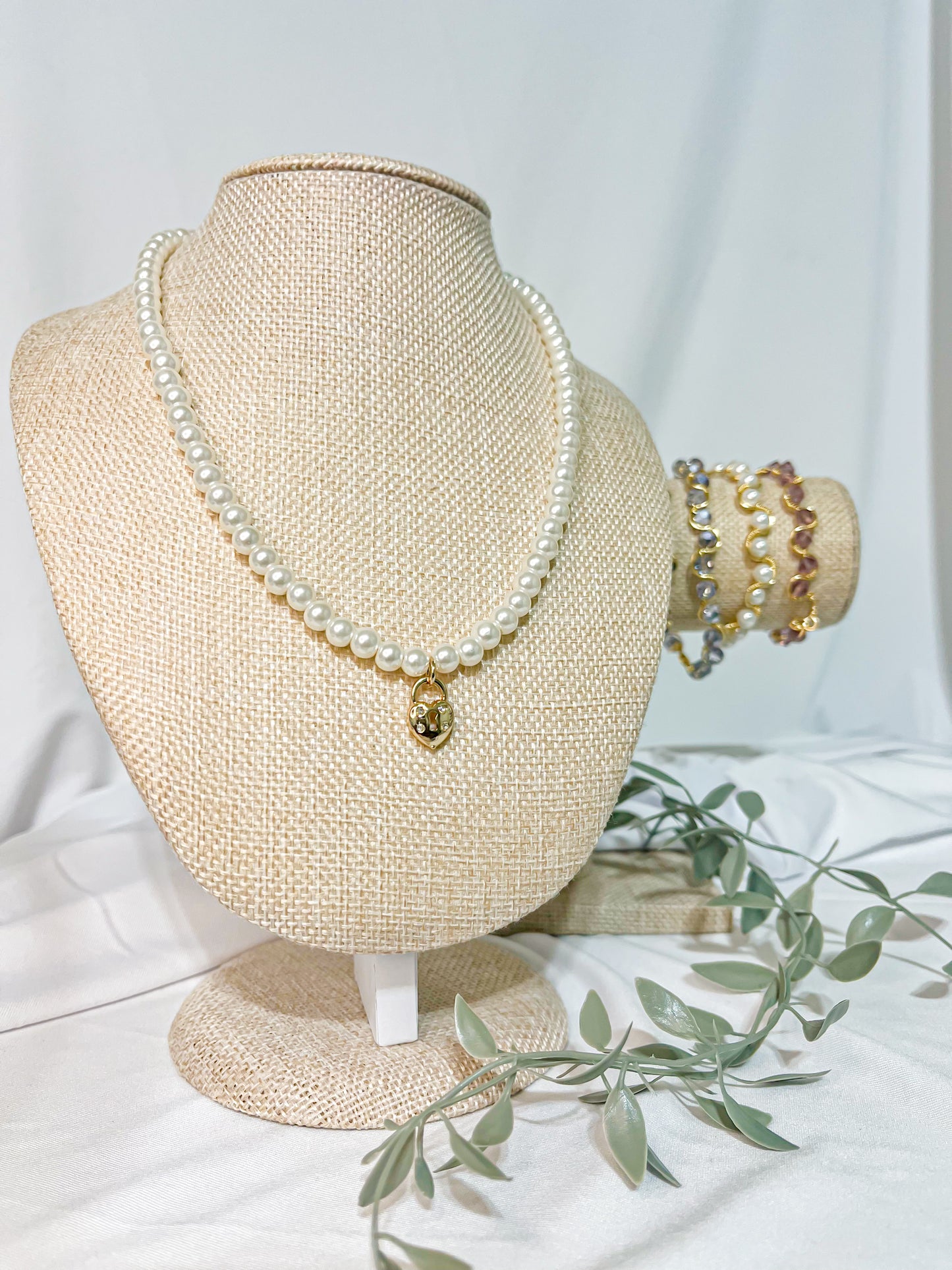 Heart of Pearls Necklace