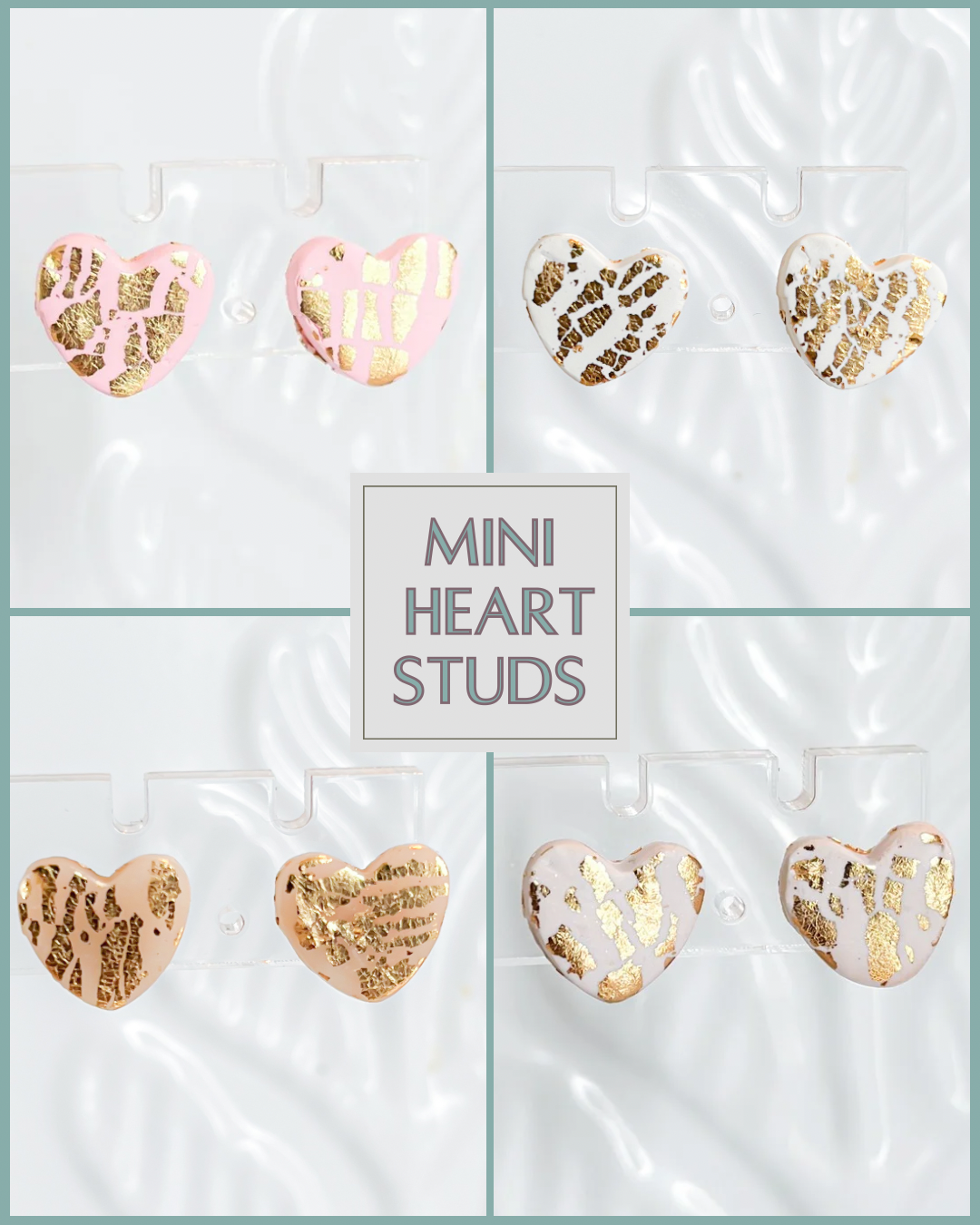 Mini Heart Studs