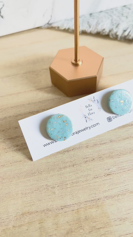 Beauty and Grace Large Round Studs