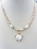 Shimmer Shell Necklace