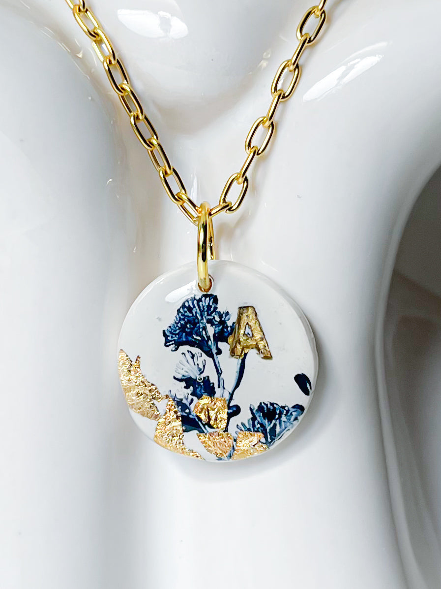 Custom Blooms Necklace Pendant