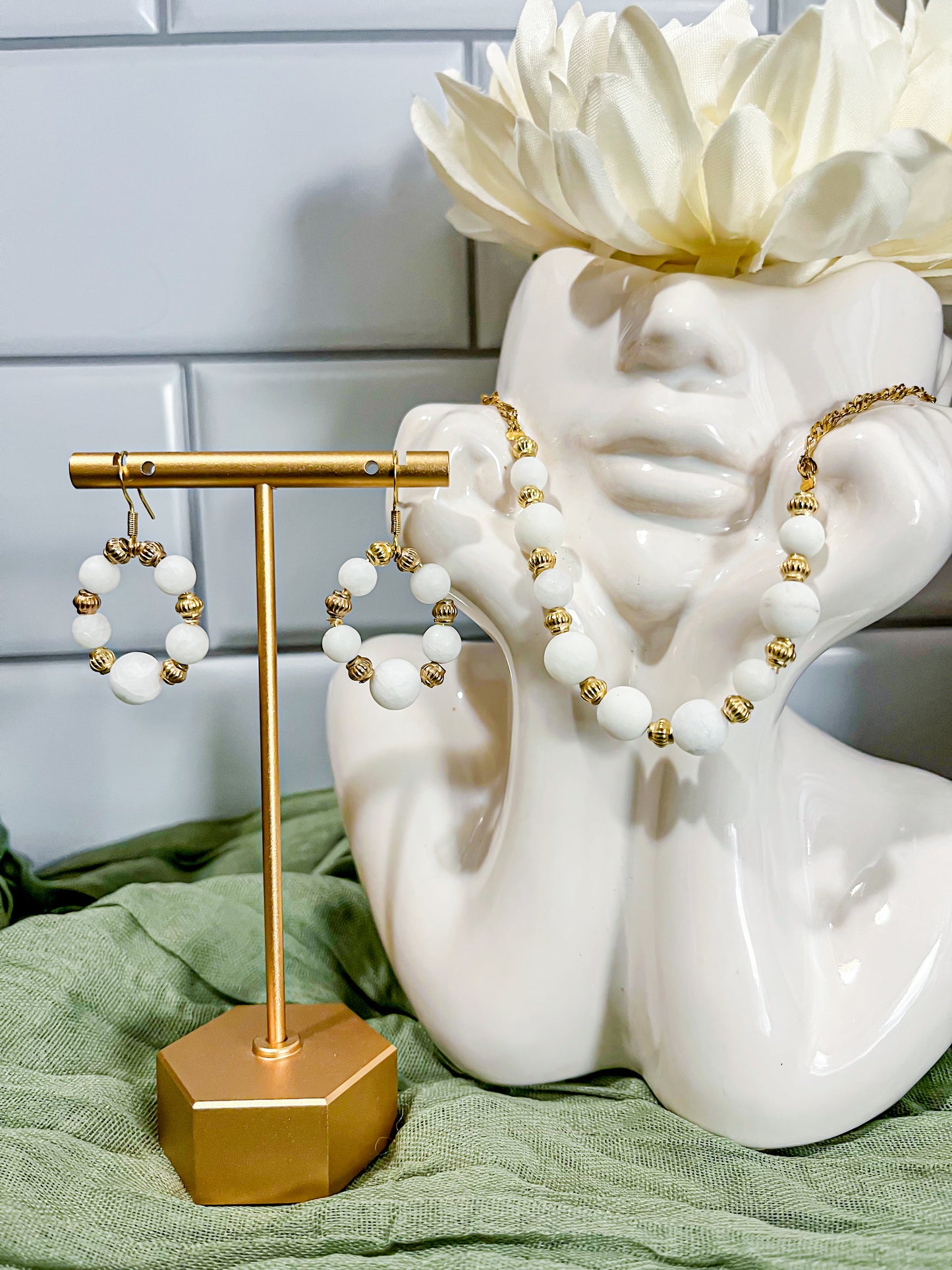 Aphrodite Necklace and Earring Set