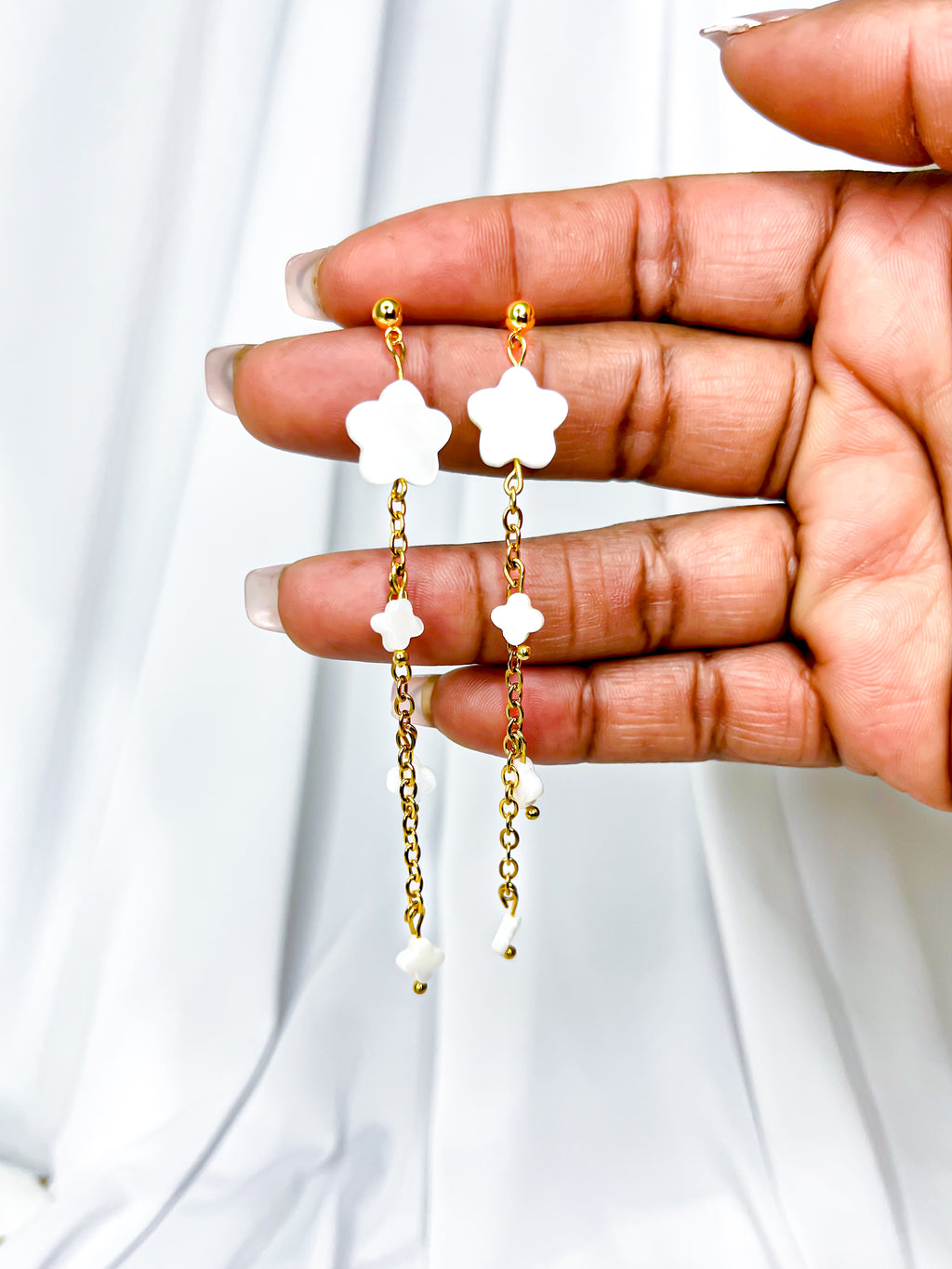 Lucky Star Dangle Earrings