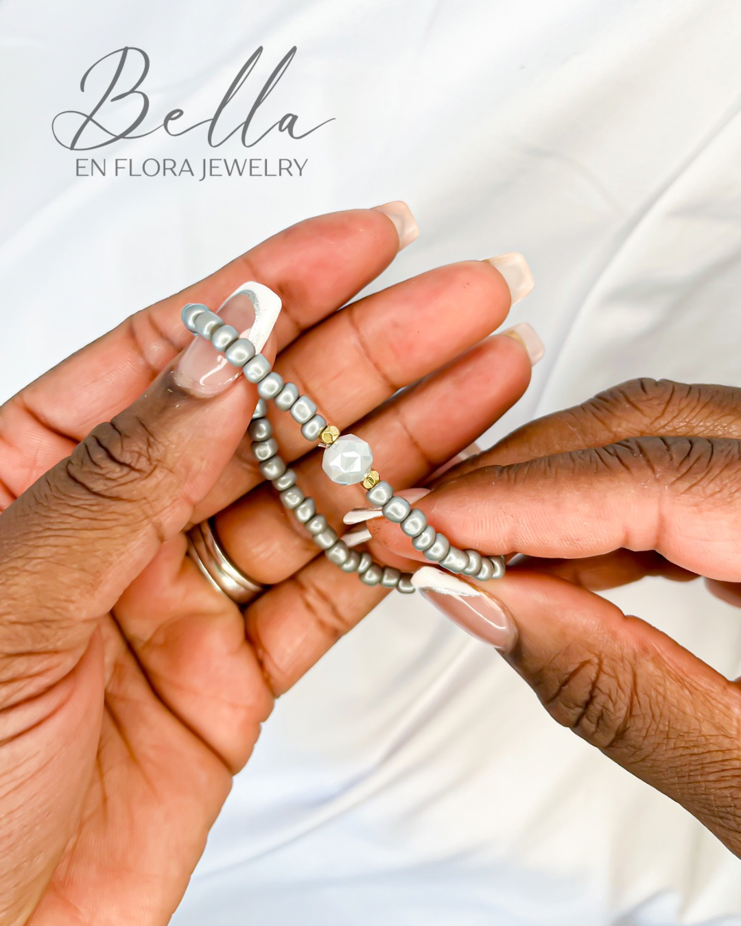 The Grey Affair Stretch Bracelet