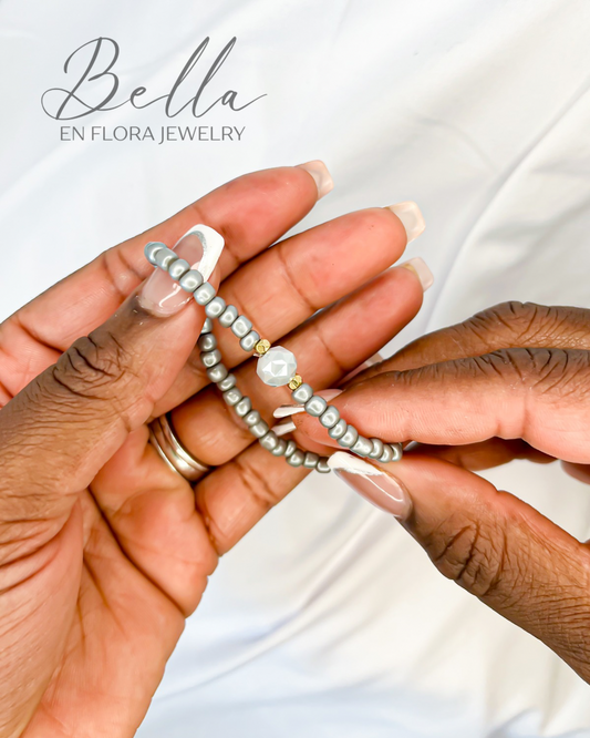 The Grey Affair Stretch Bracelet