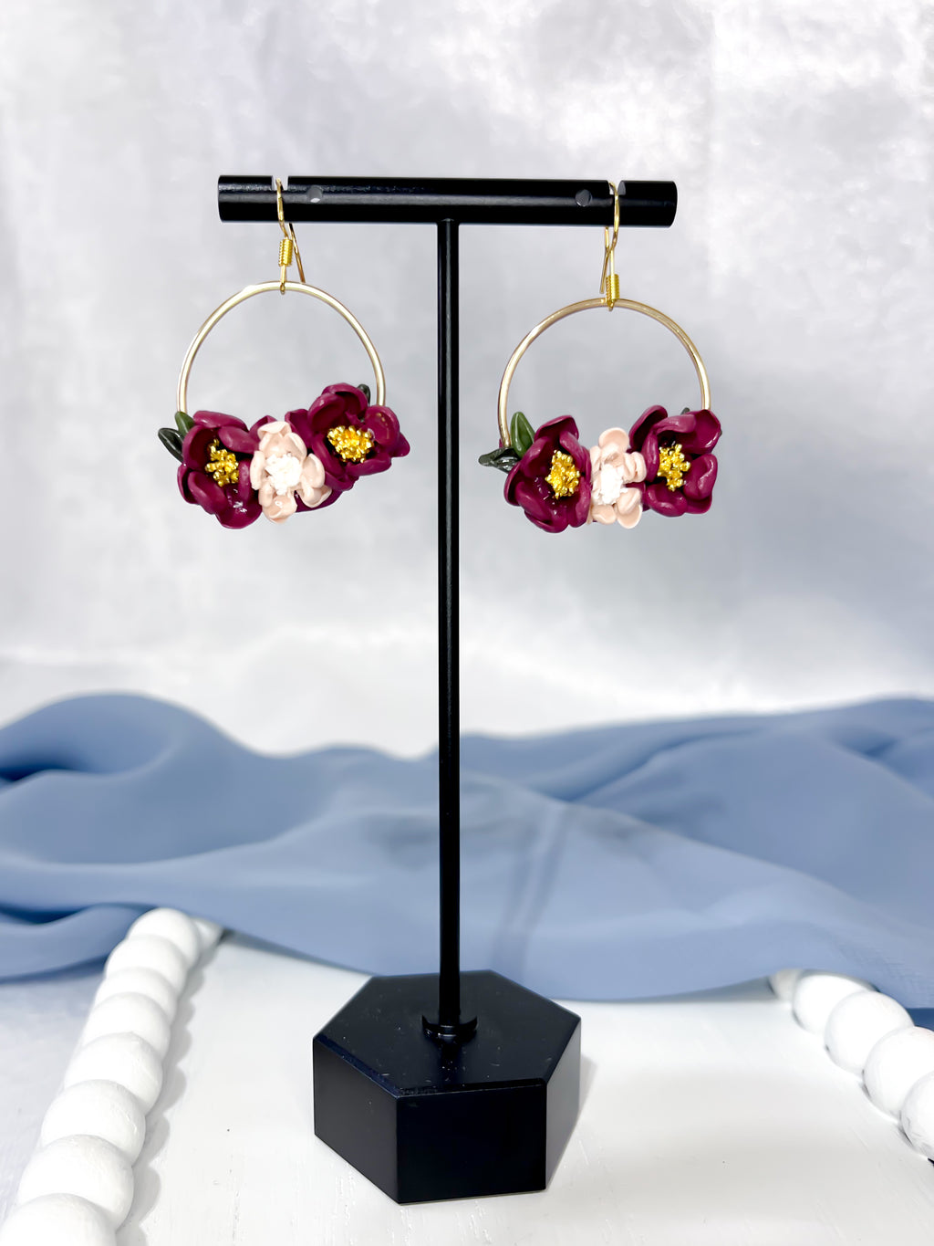 Clarabella In Scarlet Earrings