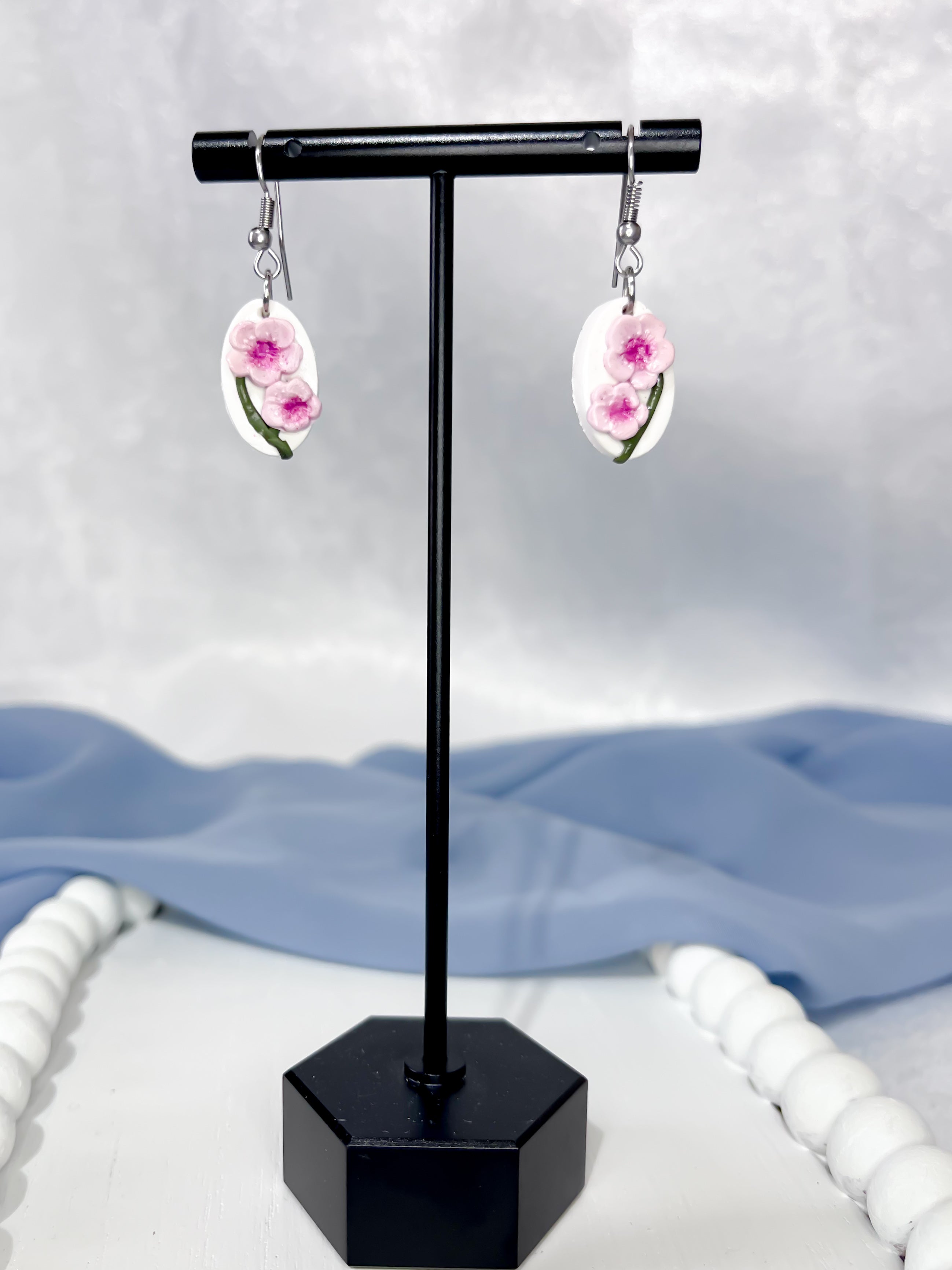 Mini Cherry Blossom Dangles