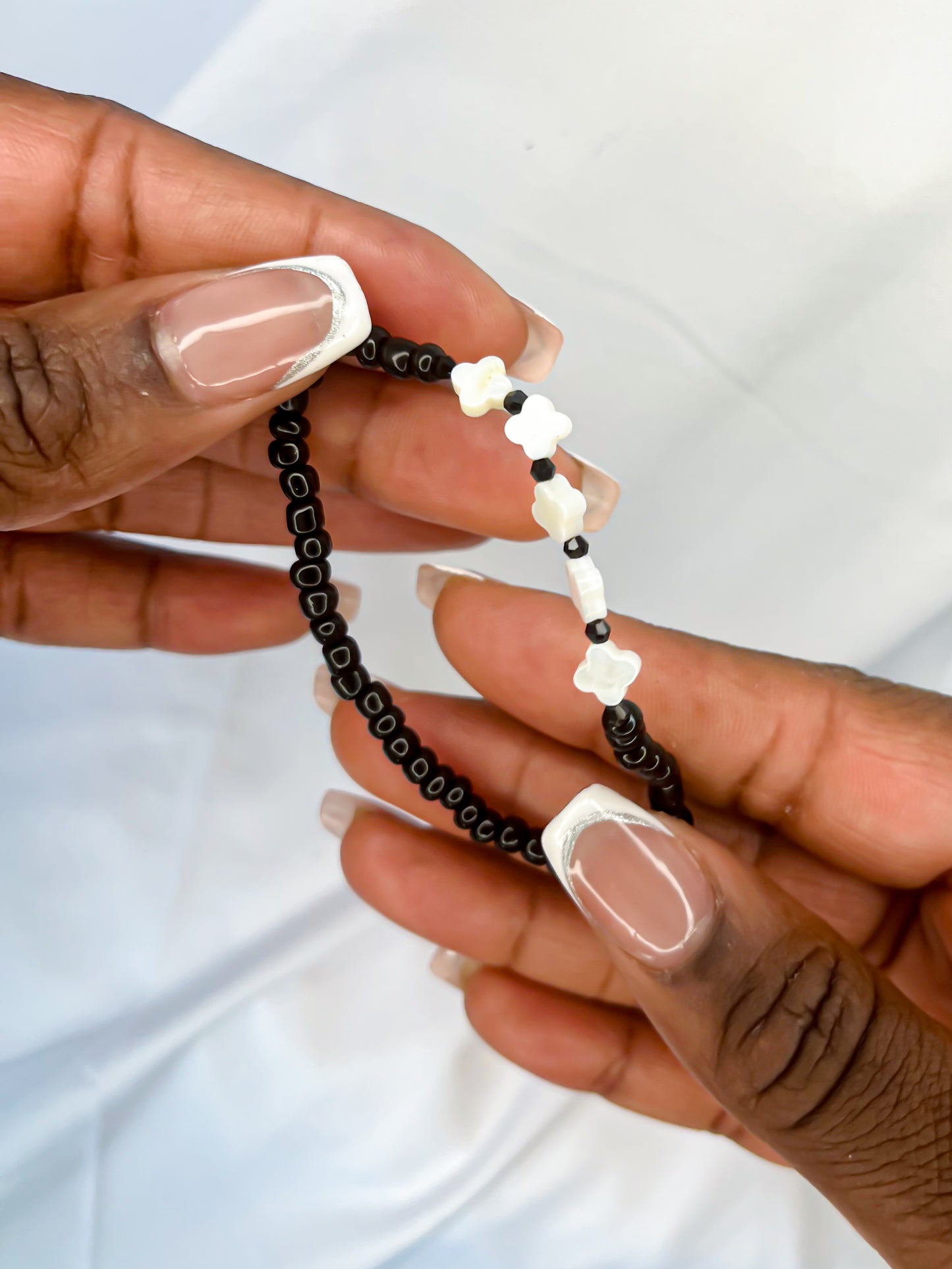 Black Clover Stretch Bracelet