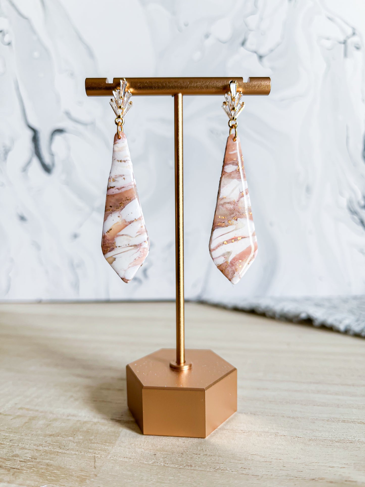 Pretty In Bloom Long Dangles