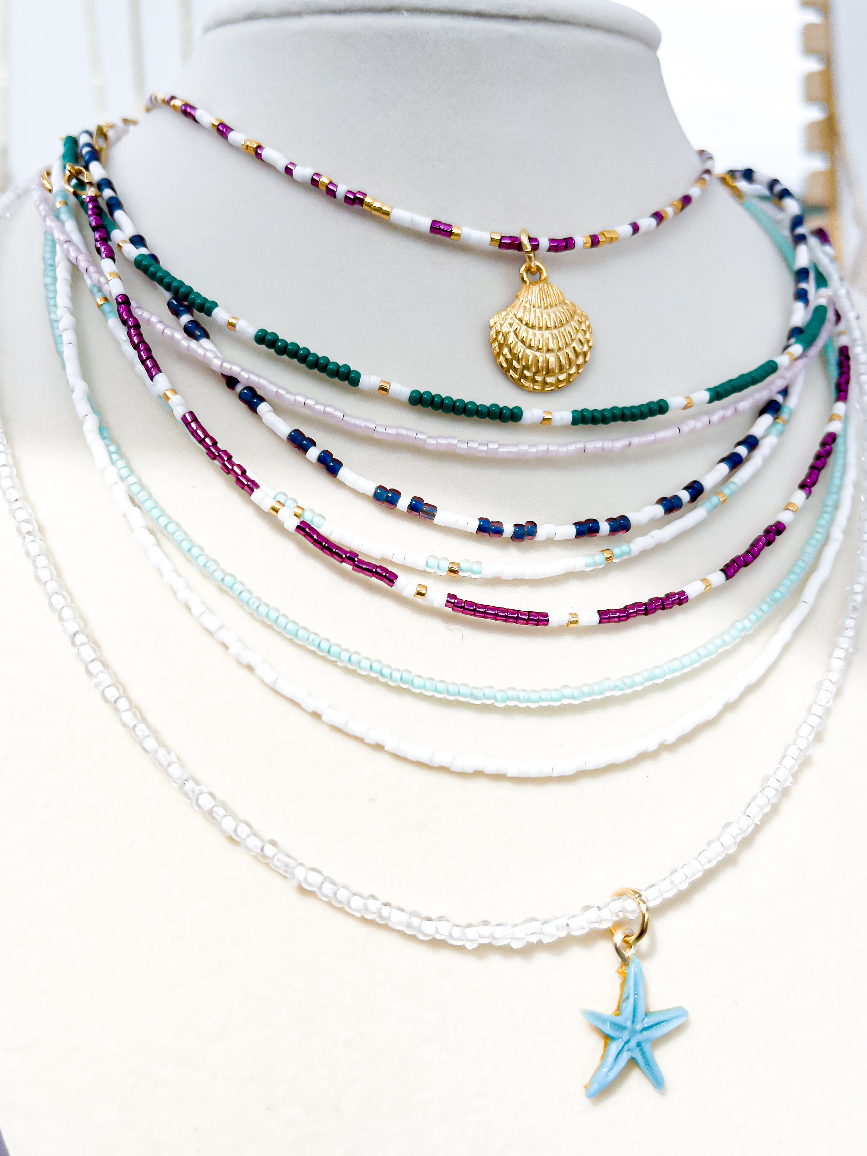Stackable Beaded Necklaces