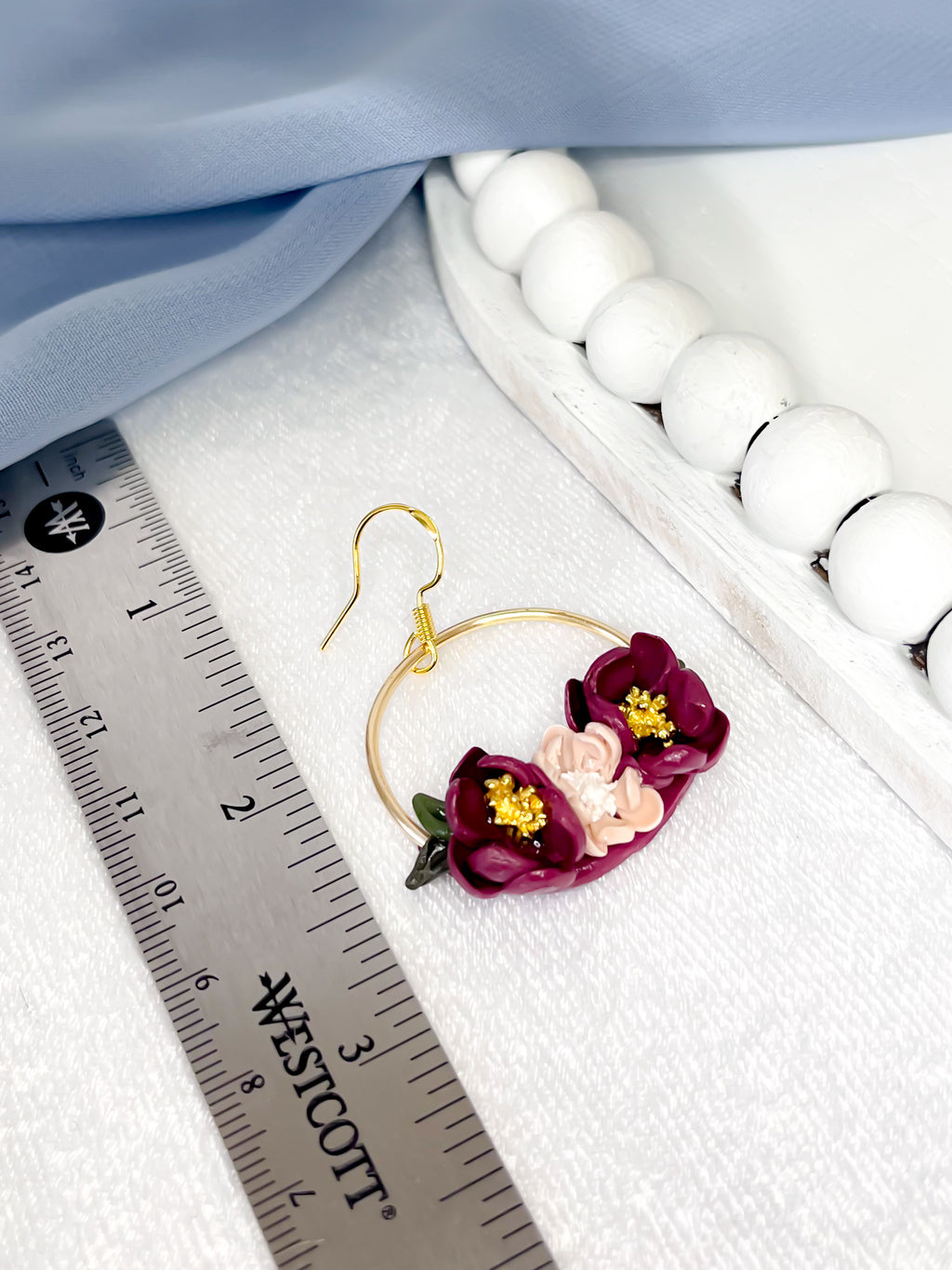 Clarabella In Scarlet Earrings