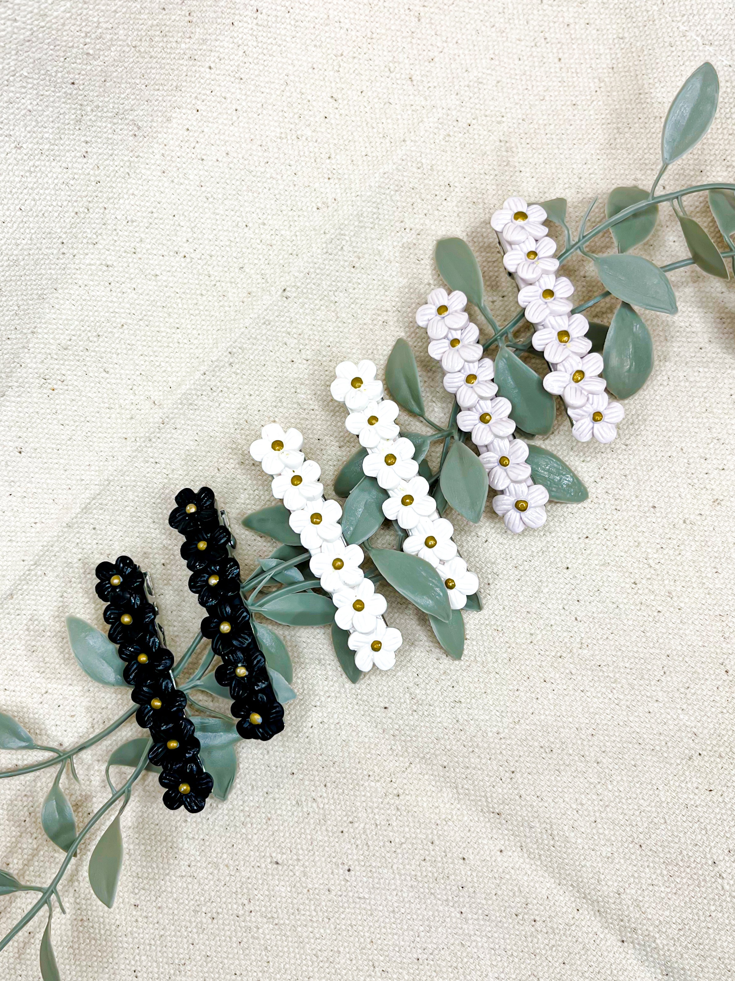 Floral Hair Clips (2-Pack)