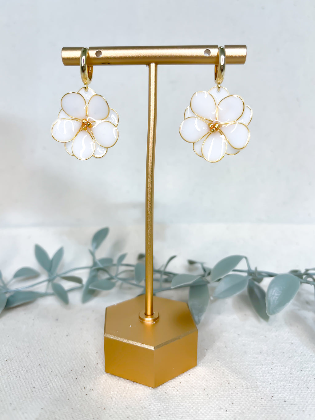 Simply Beautiful Floral Dangles
