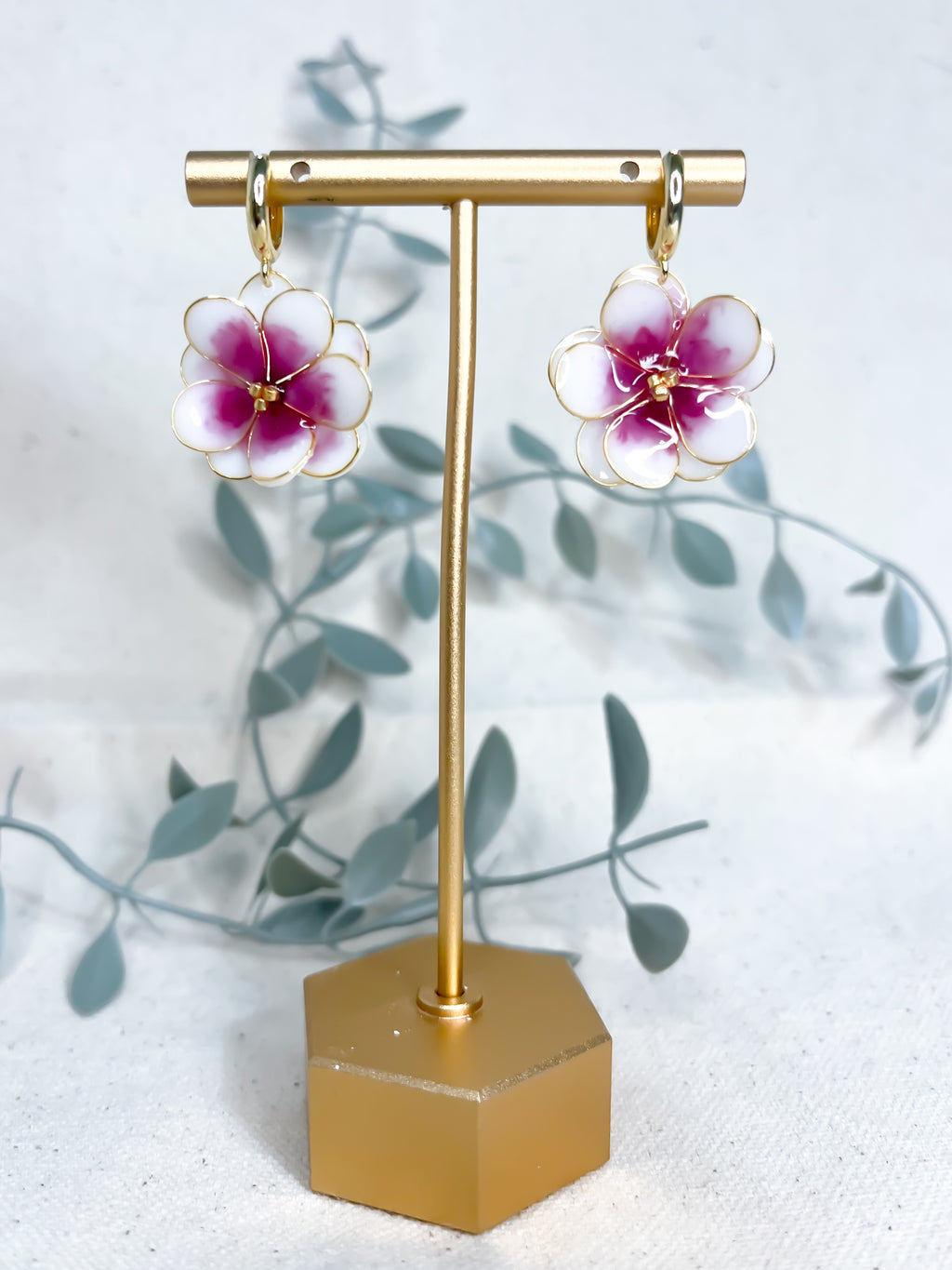 Simply Beautiful Floral Dangles