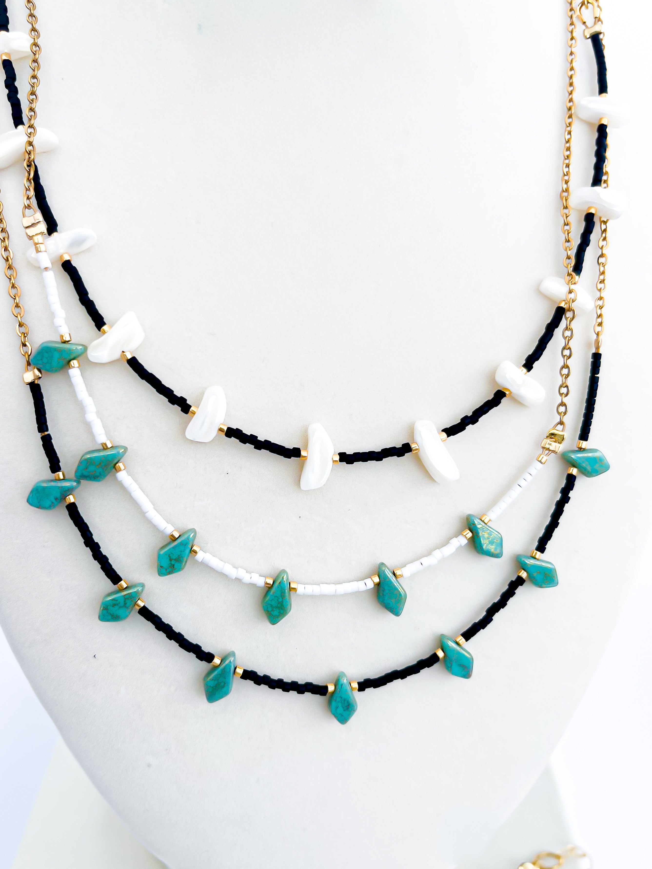 Salt + Stone Statement Necklace