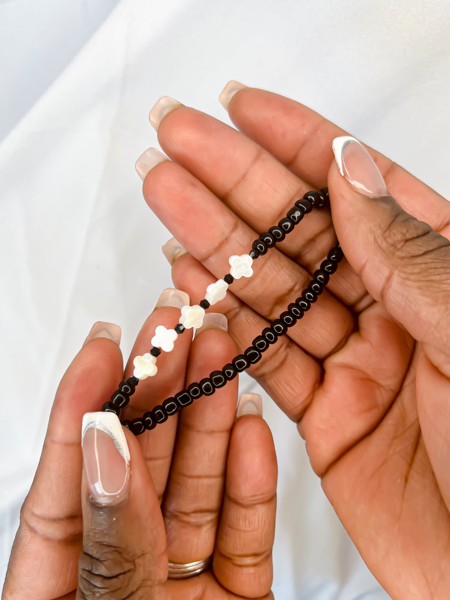 Black Clover Stretch Bracelet