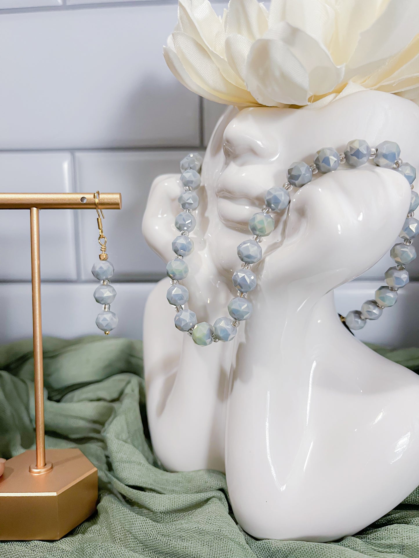 Bella Moon Necklace and Earring Set