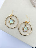 Coastal Glow Turtle Hoops
