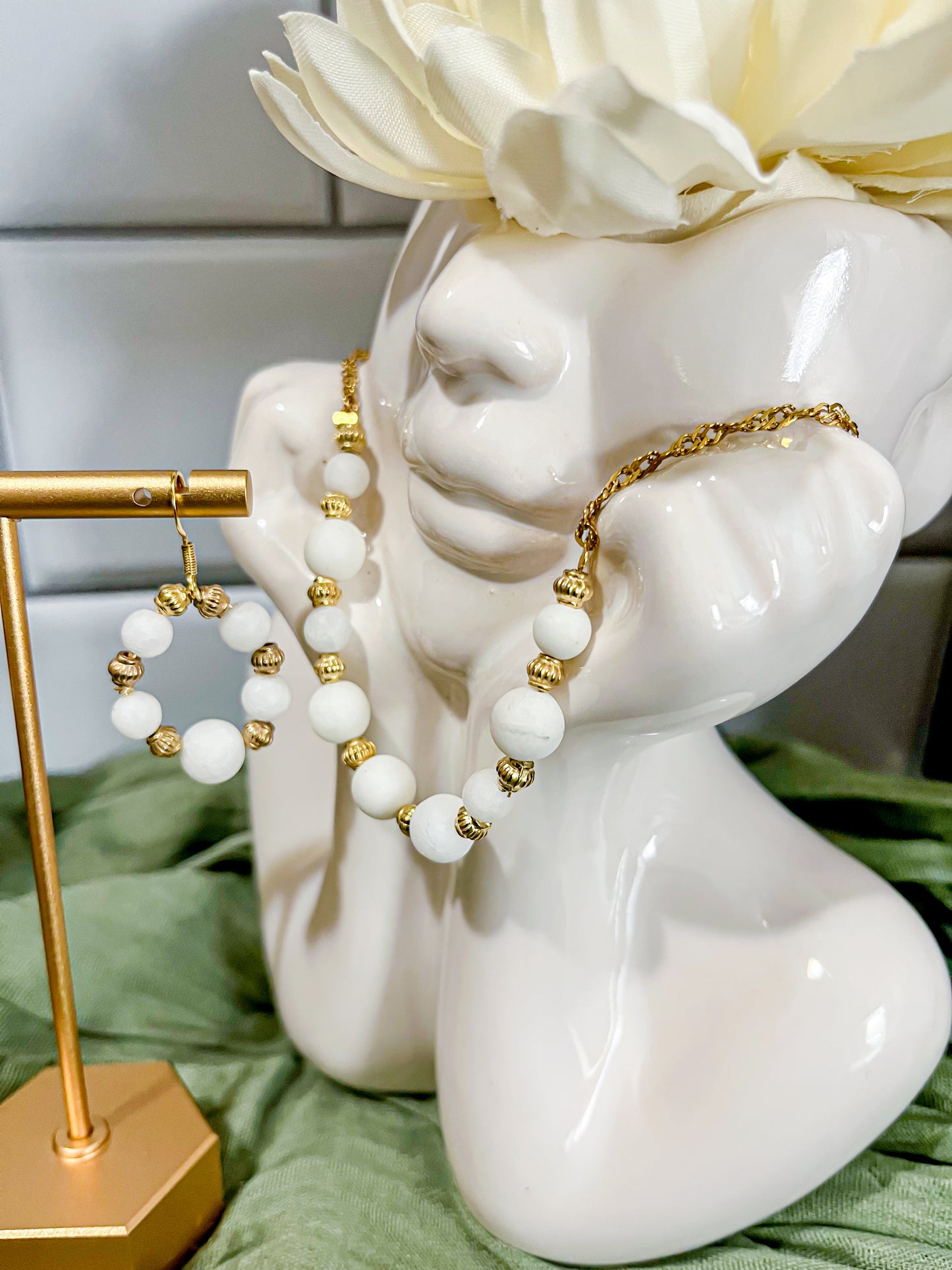 Aphrodite Necklace and Earring Set