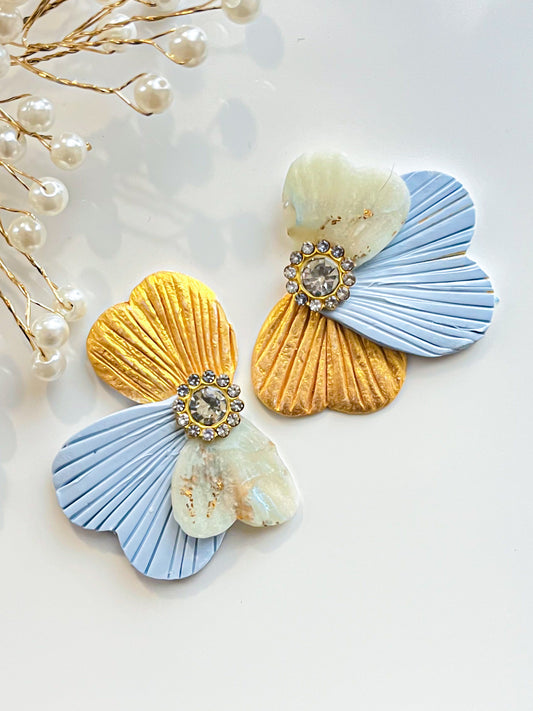 Beauty and Grace Petal Studs