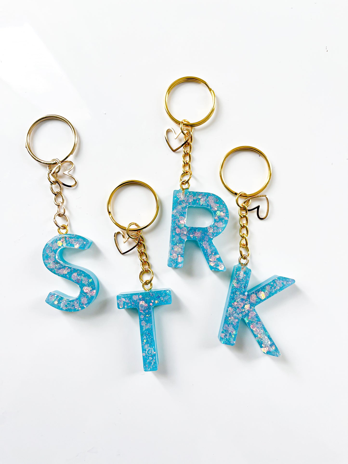 In My Sparkly Era Letter Keychain