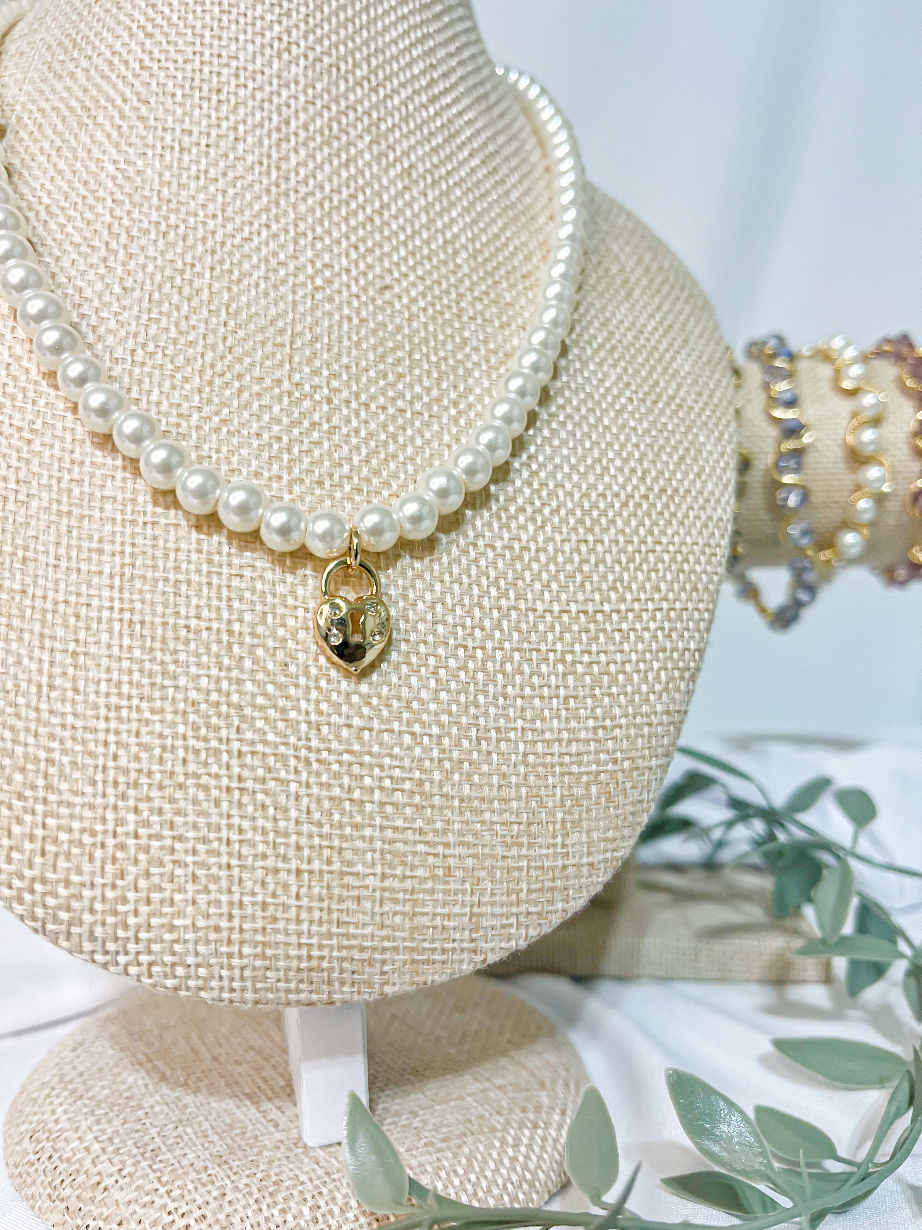 Heart of Pearls Necklace