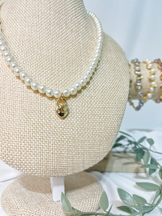 Heart of Pearls Necklace