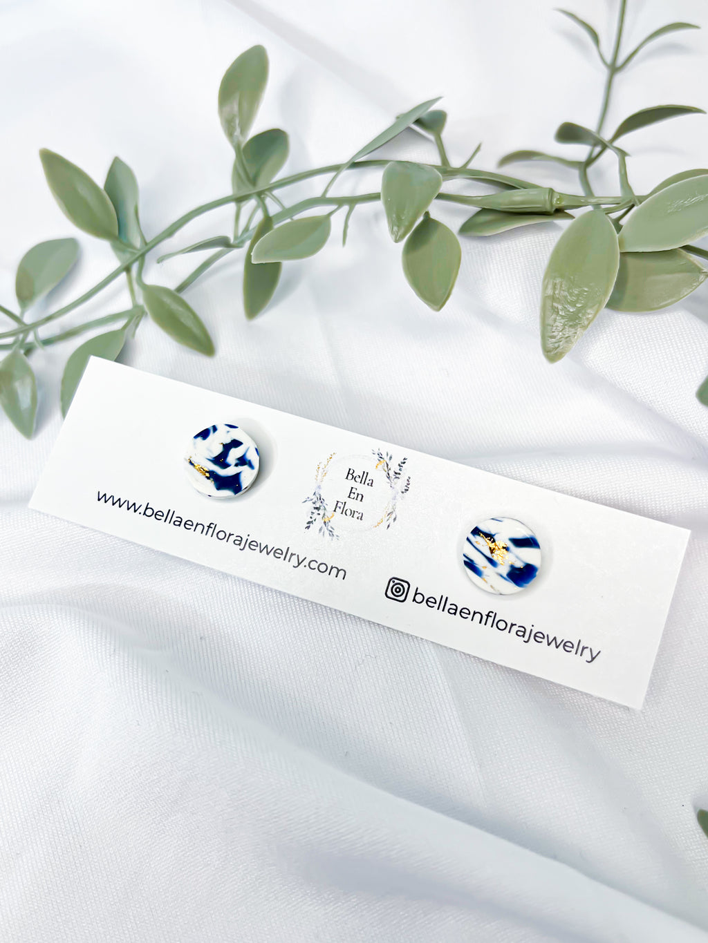 Blue Marble Studs