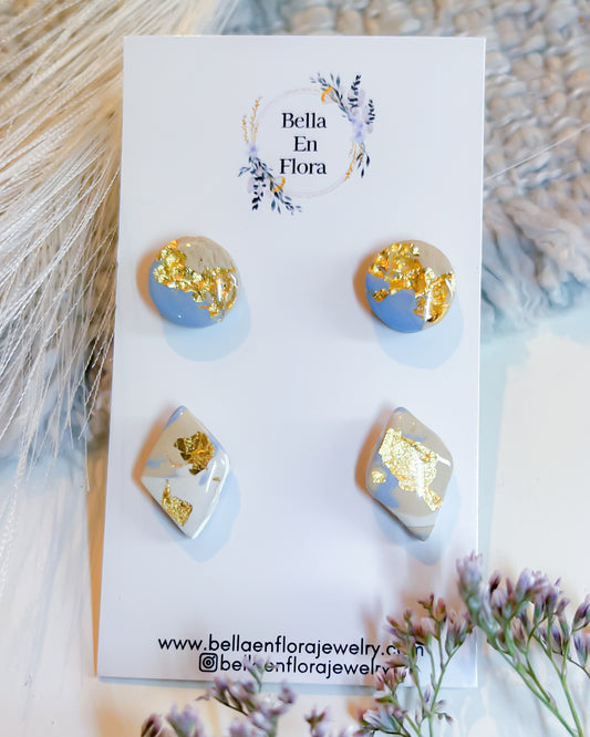Waves in Gold Set