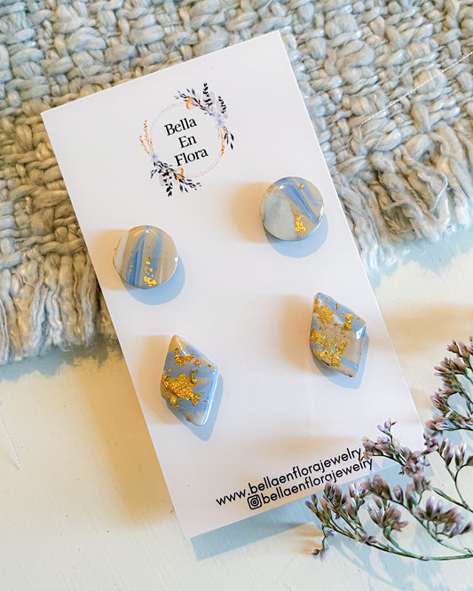 Dainty Marble Blues Set