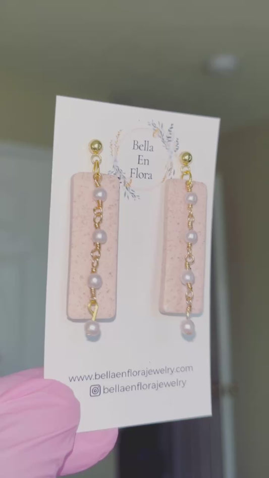 Pretty In Bloom Pearl Dangles