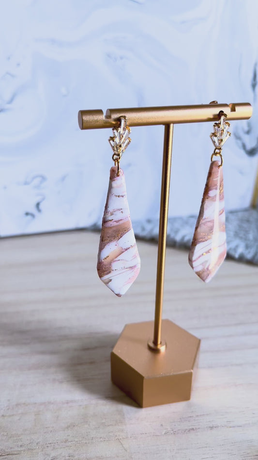 Pretty In Bloom Long Dangles