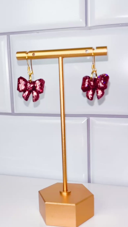 Glitter and Bows (Red)